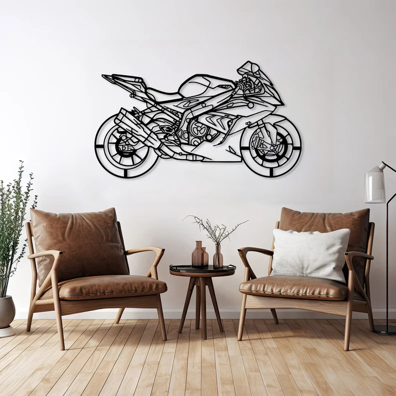 Sports Bike Wall Art | Stylish Motorcycle Wall Decor