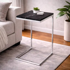 Square Black Marble Modern Designer Side Table