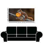 Squirrel on Tree Branch Premium Wall Painting