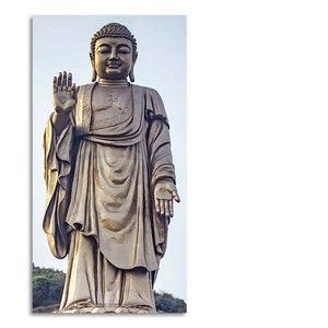 Statue of Gautam Buddha Canvas Wall Painting