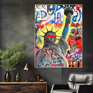 Streat Art Cotton Canvas Wall Painting