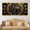 stunning-golden-elephant-mandala-canvas-wall-painting