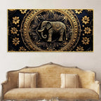 stunning-golden-elephant-mandala-canvas-wall-painting