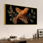 Stylish Abstract Bird Canvas Wall Art Painting