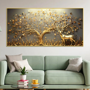 Stylish Abstract Canvas Painting for Living Room Modern Wall Art Decor