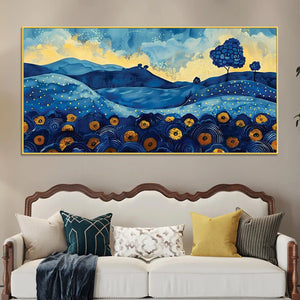 Stylish Abstract Hills Canvas Painting for Home Décor