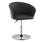Stylish Adjustable Bar Lounge Chair with Curved Back Design