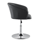 Stylish Adjustable Bar Lounge Chair with Curved Back Design
