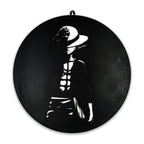 Stylish Anime Wall Art with Hat Design for Anime Fan Wall Decor