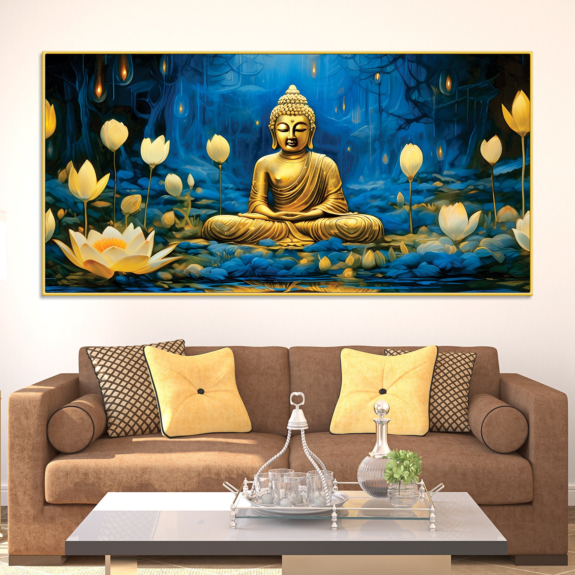 stylish-buddha-painting-for-elegant-wall-decoration