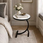 Stylish Curved Frame Modern Coffee Table