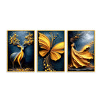 Stylish Elegant Canvas Wall Painting Set of Three