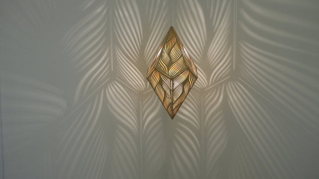 Stylish Laser-Cut Hanging Lamp