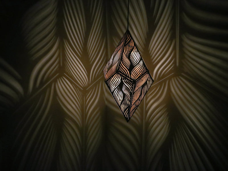 Stylish Laser-Cut Hanging Lamp