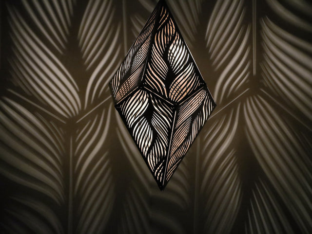 Stylish Laser-Cut Hanging Lamp