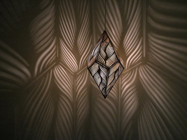 Stylish Laser-Cut Hanging Lamp