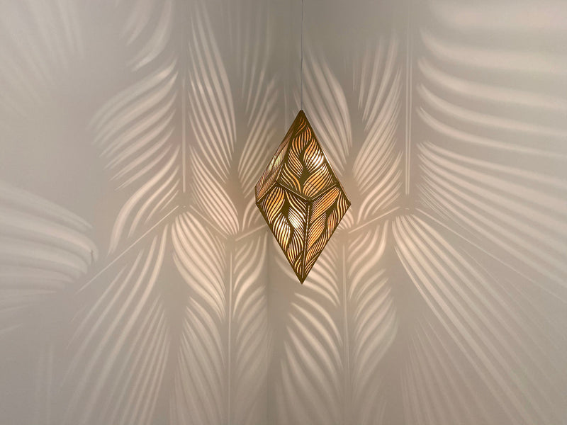 Stylish Laser-Cut Hanging Lamp