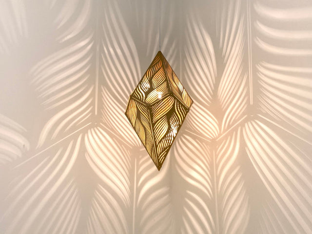 Stylish Laser-Cut Hanging Lamp