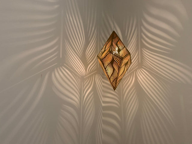 Stylish Laser-Cut Hanging Lamp