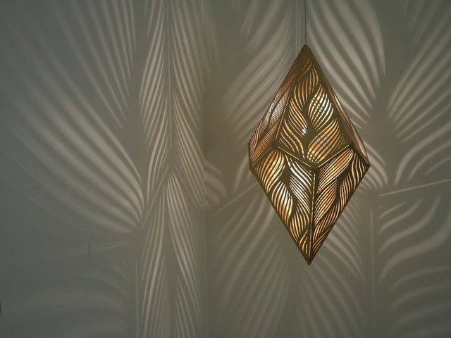 Stylish Laser-Cut Hanging Lamp