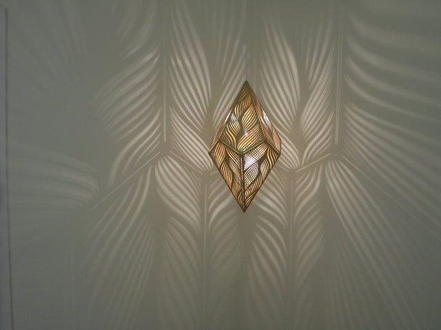 Stylish Laser-Cut Hanging Lamp