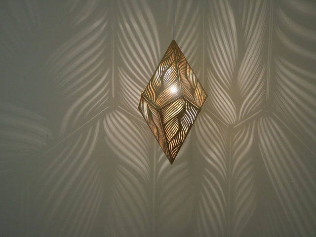 Stylish Laser-Cut Hanging Lamp