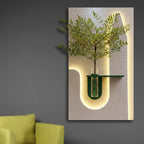 Stylish LED Accent Wall Shelf with Soft Ambient Light