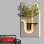 Stylish LED Accent Wall Shelf with Soft Ambient Light