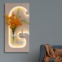 stylish-led-wall-panel-with-flower-holder