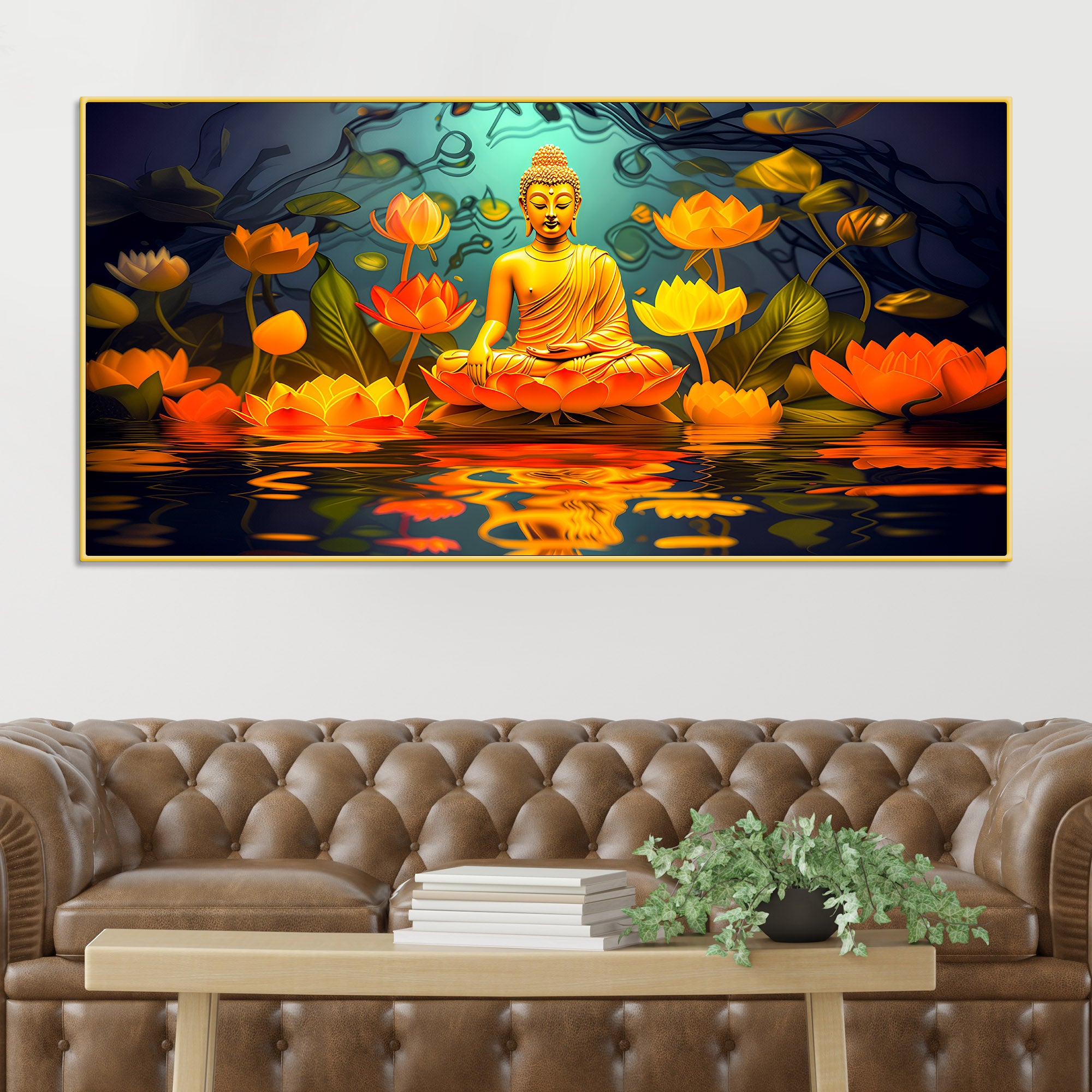  stylish-luxury-buddha-canvas-painting-for-home-decoration