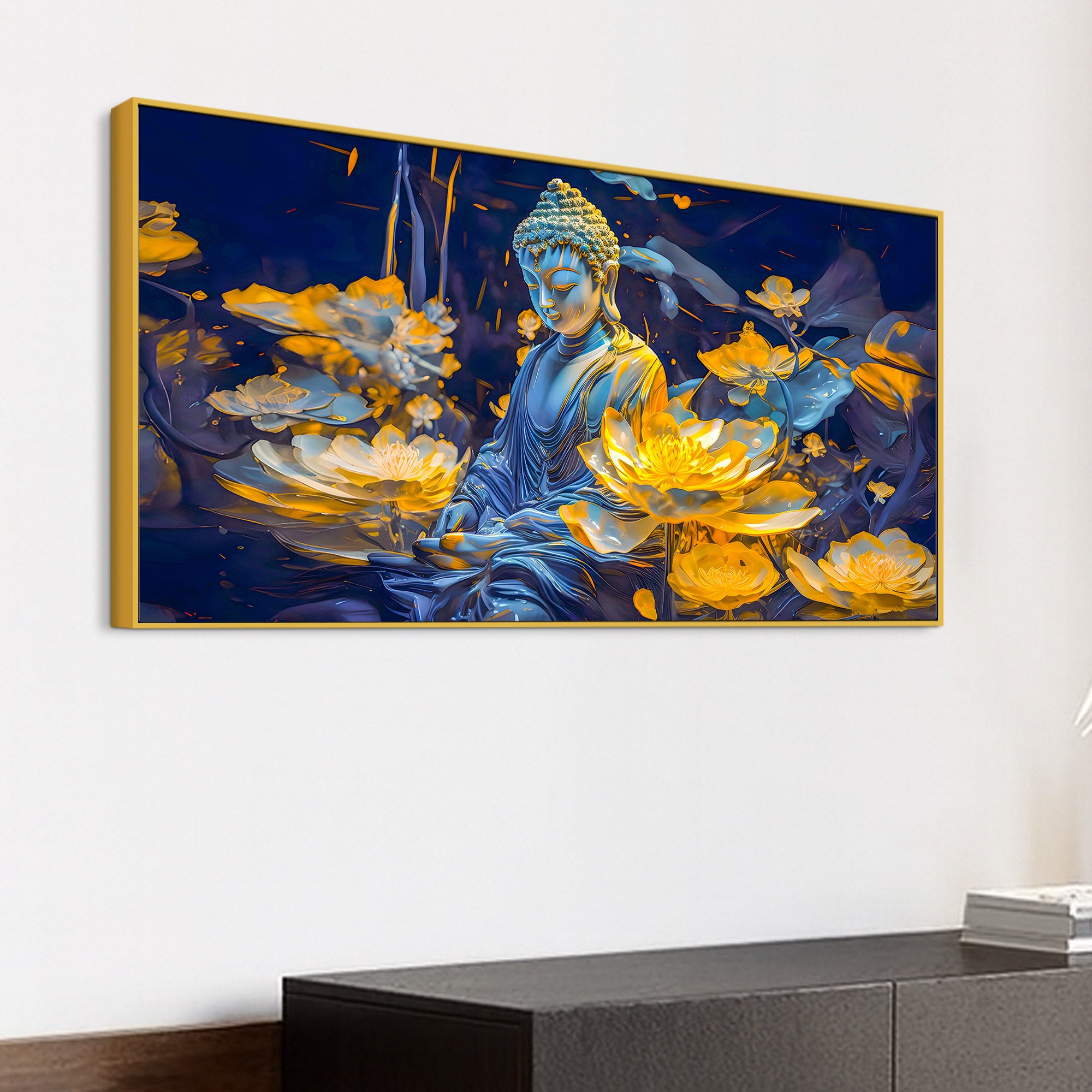 Stylish Luxury Buddha Wall Painting for Premium Interior Decor