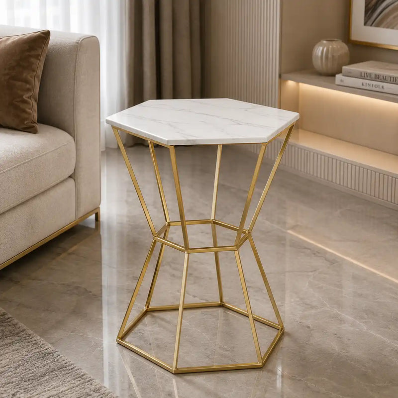 Stylish Marble Top Premium Side Table