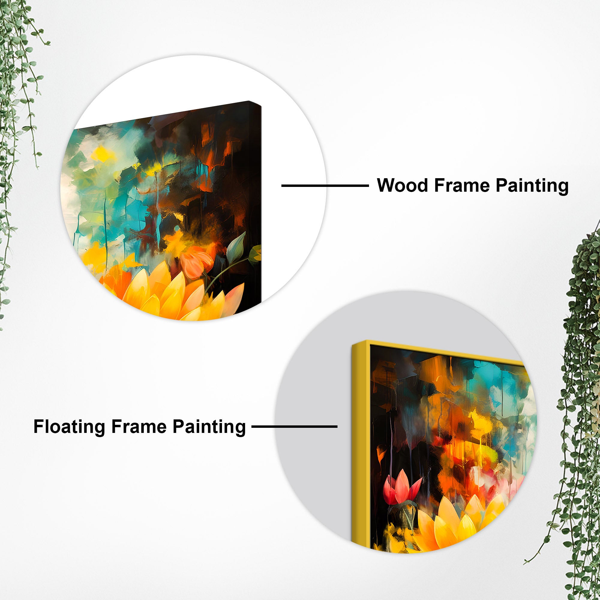 Stylish Modern Buddha Wall Painting for Elegant Interiors