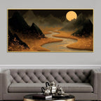 stylish-moon-river-canvas-wall-art-night-landscape-painting-for-home-decor