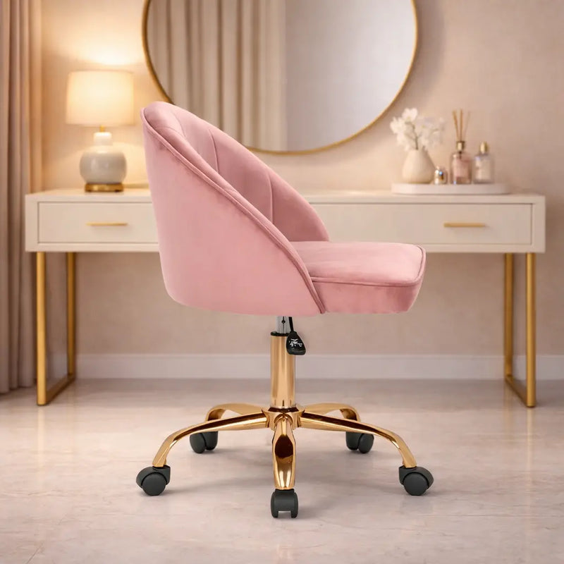 stylish-pink-accent-chair-with-golden-touch