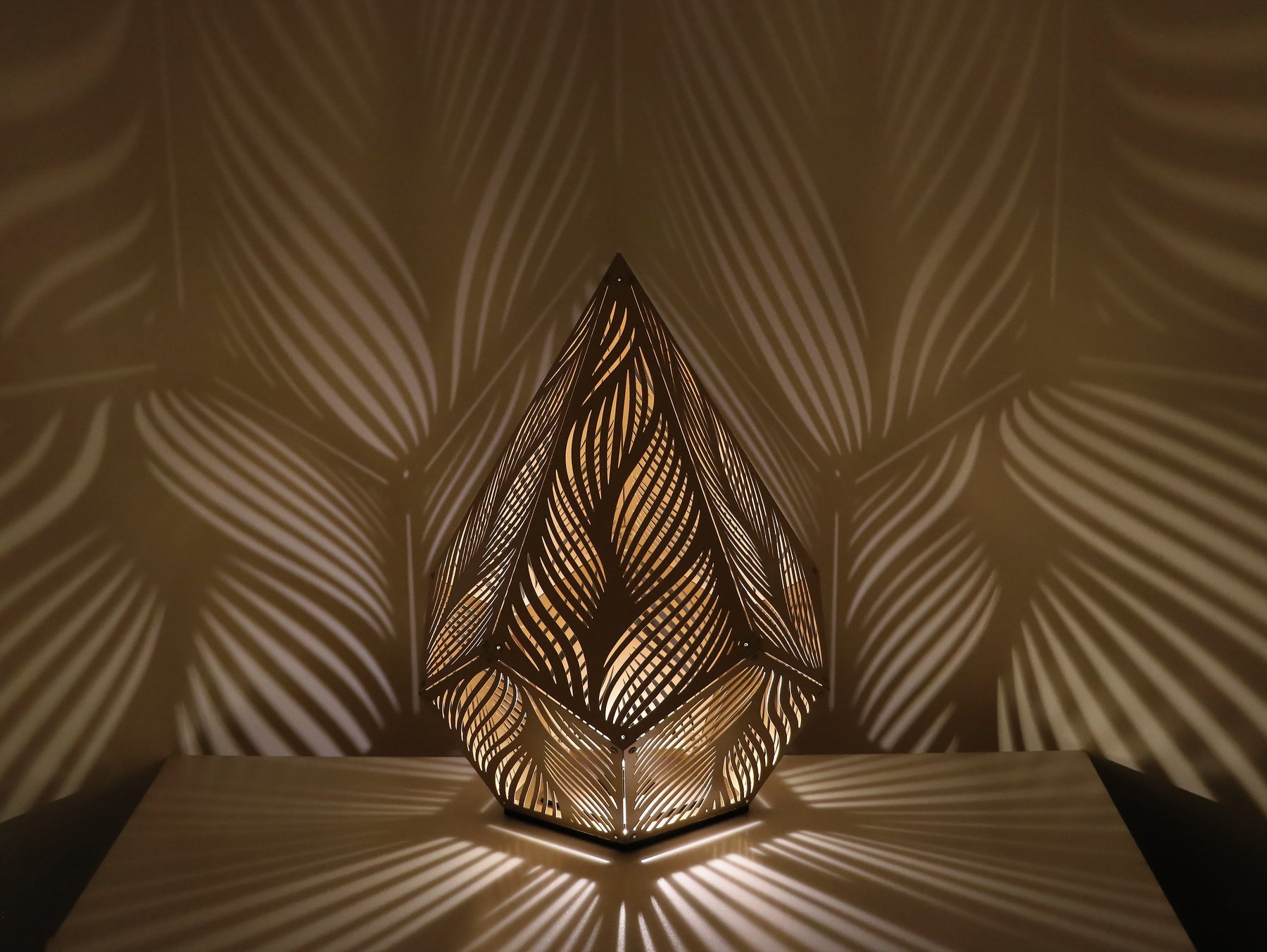 Stylish Shadow Casting Lamp