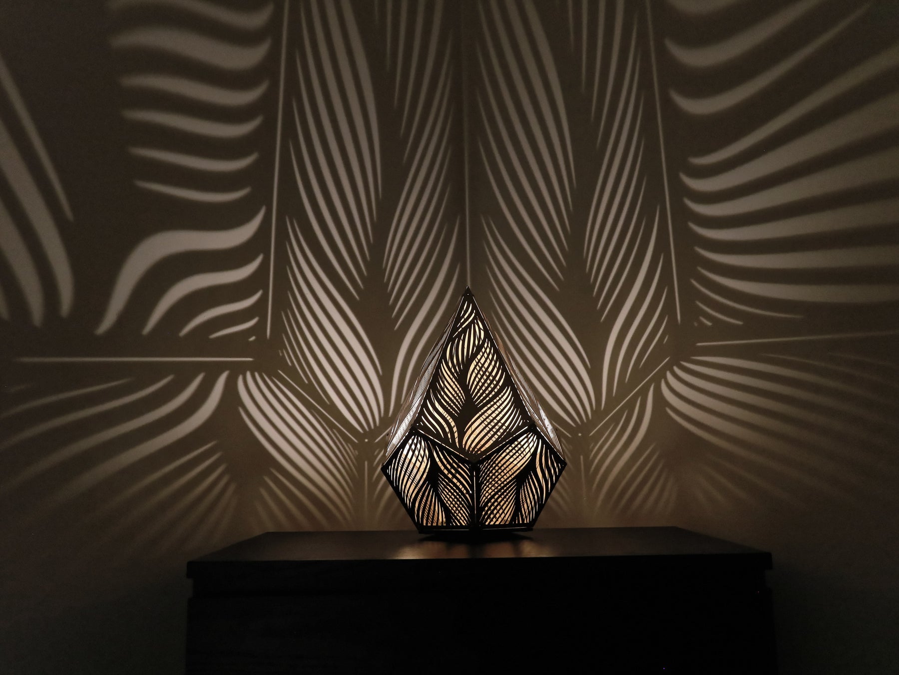 Stylish Shadow Casting Lamp