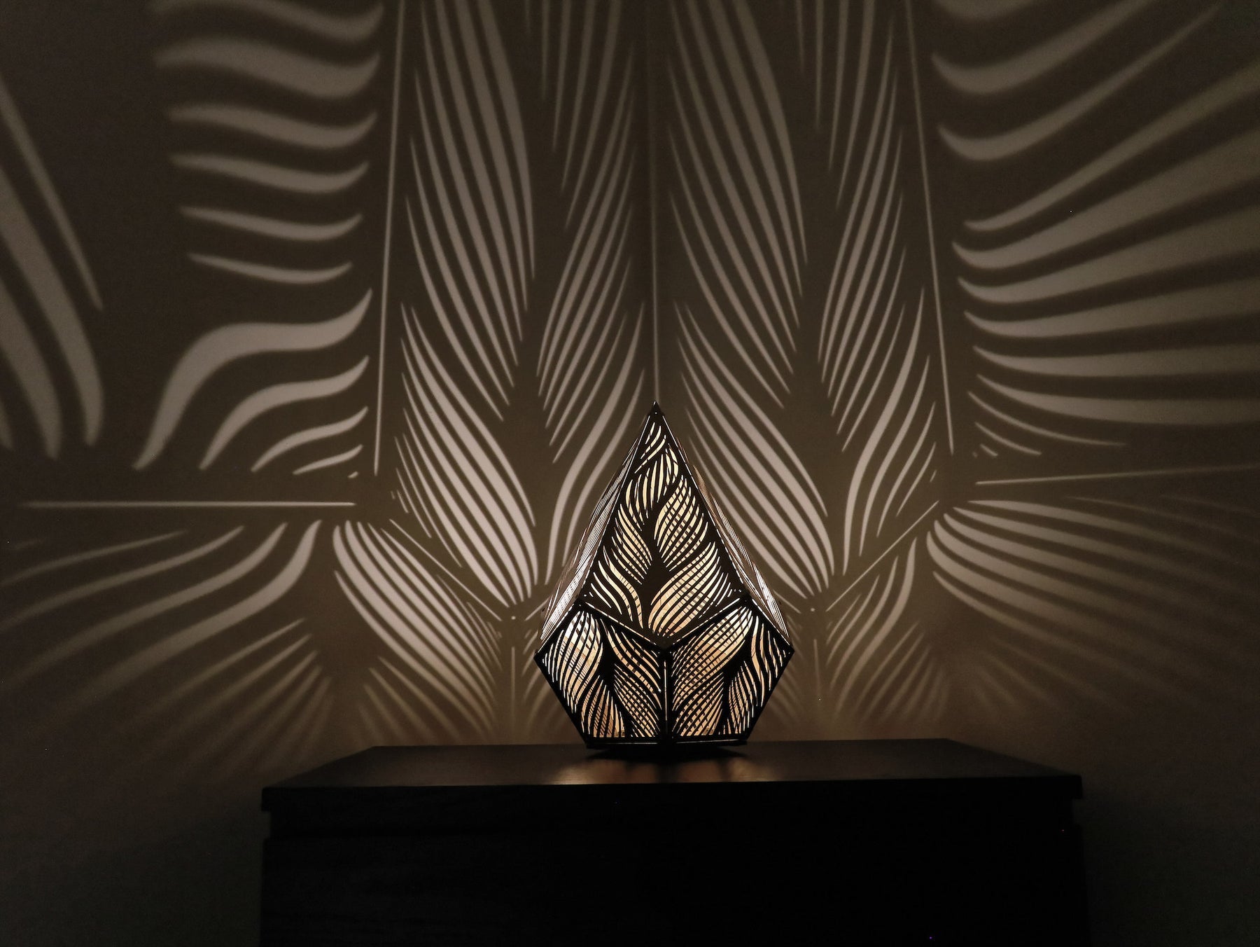 Stylish Shadow Casting Lamp