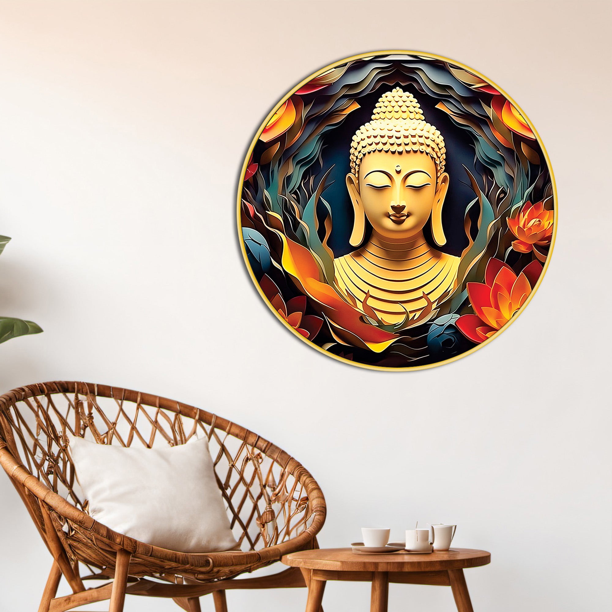 stylish-spiritual-buddha-home-wall-painting