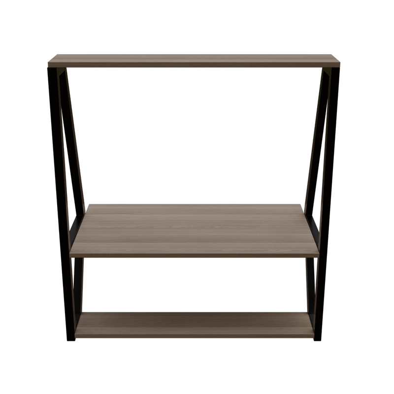 Stylish Wall Mounted Wooden Display Rack for Books & Desk Decor