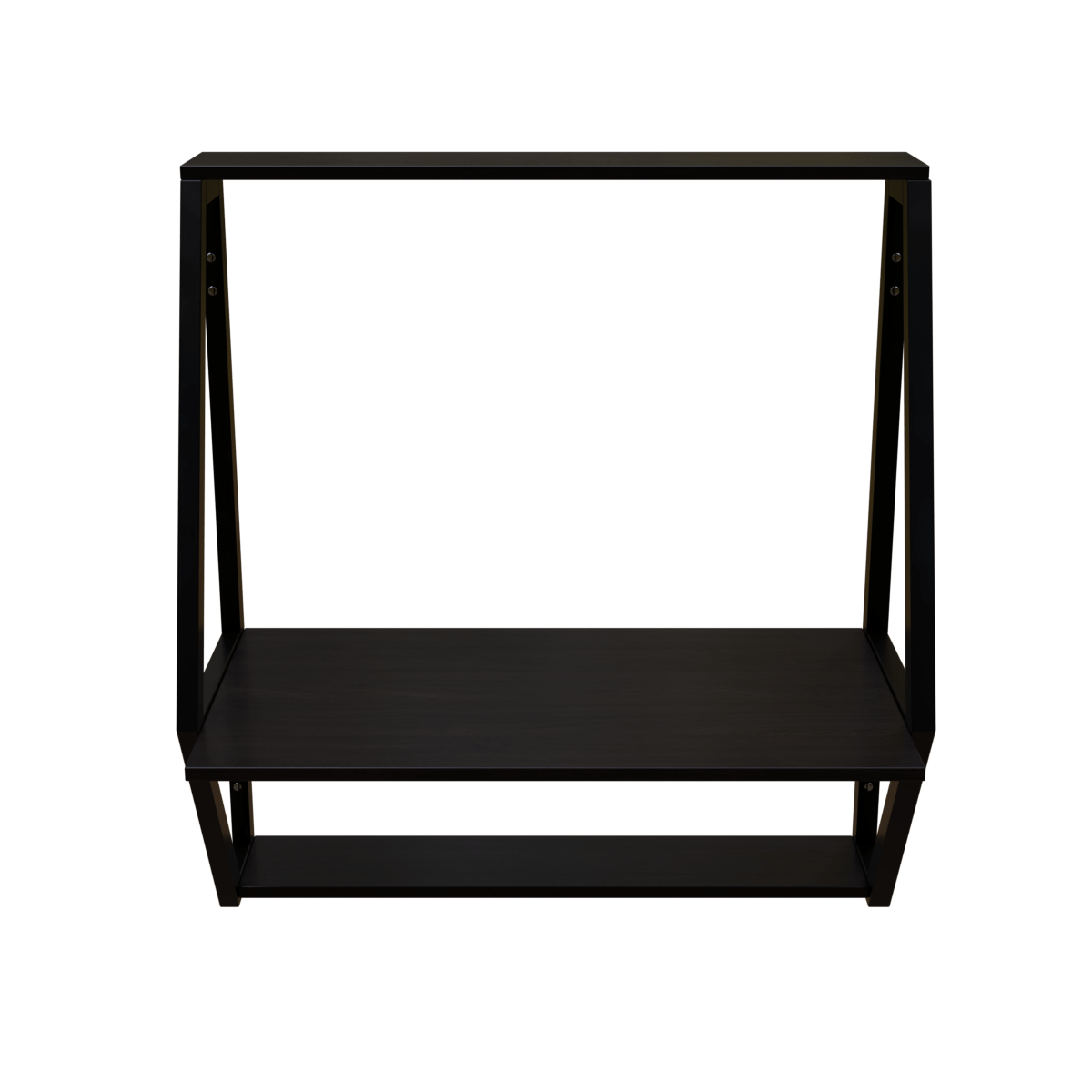 Stylish Wall Mounted Wooden Display Rack for Books & Desk Decor