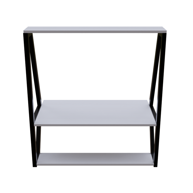Stylish Wall Mounted Wooden Display Rack for Books & Desk Decor