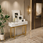 stylish-white-cabinet-table-with-metallic-touch