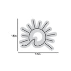 Sun Rising Yellow LED Neon Light