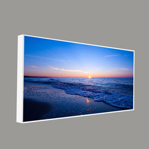 Sunset Sea Horizon Premium Canvas Wall Painting