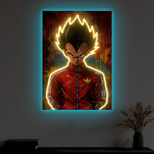 Super Power Anime Fighter LED Neon Wall Art