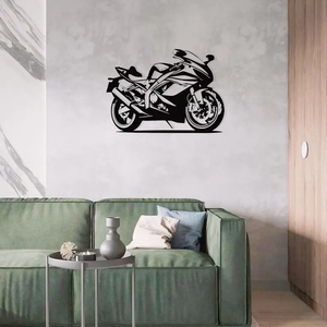 Superbike Metal Wall Art for Rider & Modern Home Décor