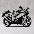 Superbike Metal Wall Art for Rider & Modern Home Décor