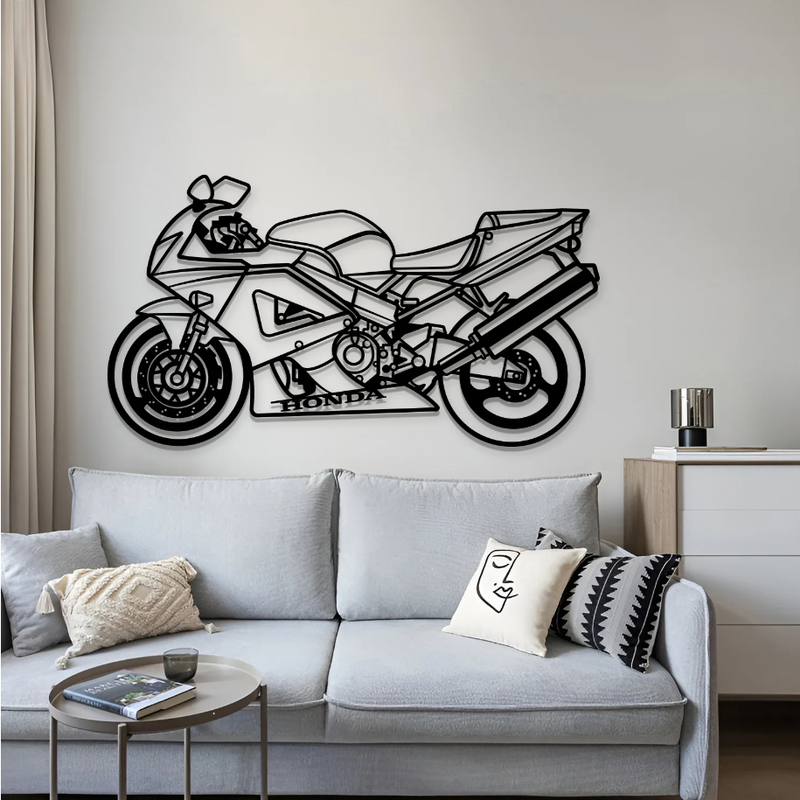 Superbikes Metal Wall Art for Studio & Café Decoration