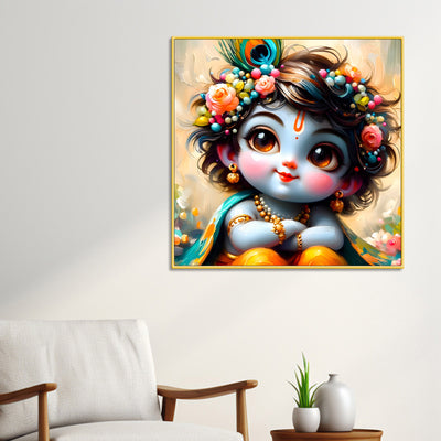 sweet-bal-gopal-shri-krishnaji-modern-wall-art-painting-for-home